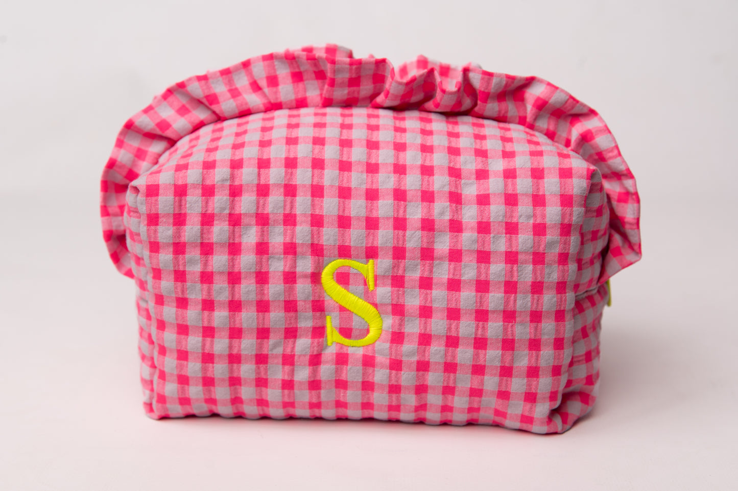 Neceser Vichy Seersucker Volantes Mdm 2722 Fluor Pink