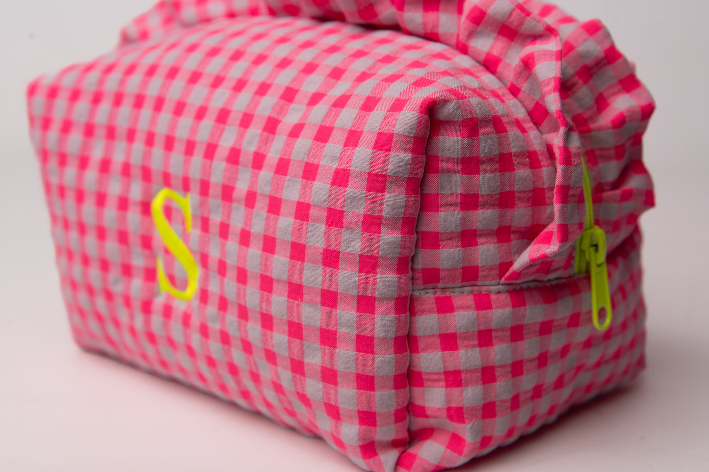 Neceser Vichy Seersucker Volantes Mdm 2722 Fluor Pink