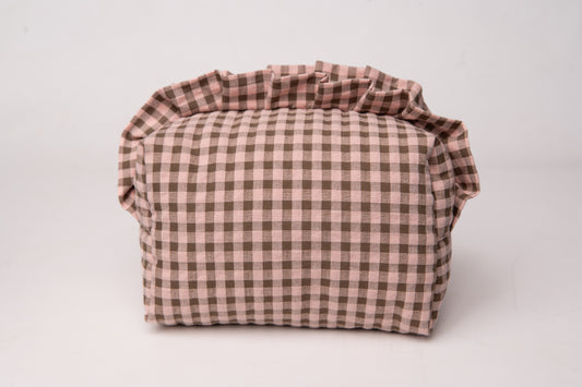 Neceser Vichy Seersucker Volantes Mdm 2006 Rosé