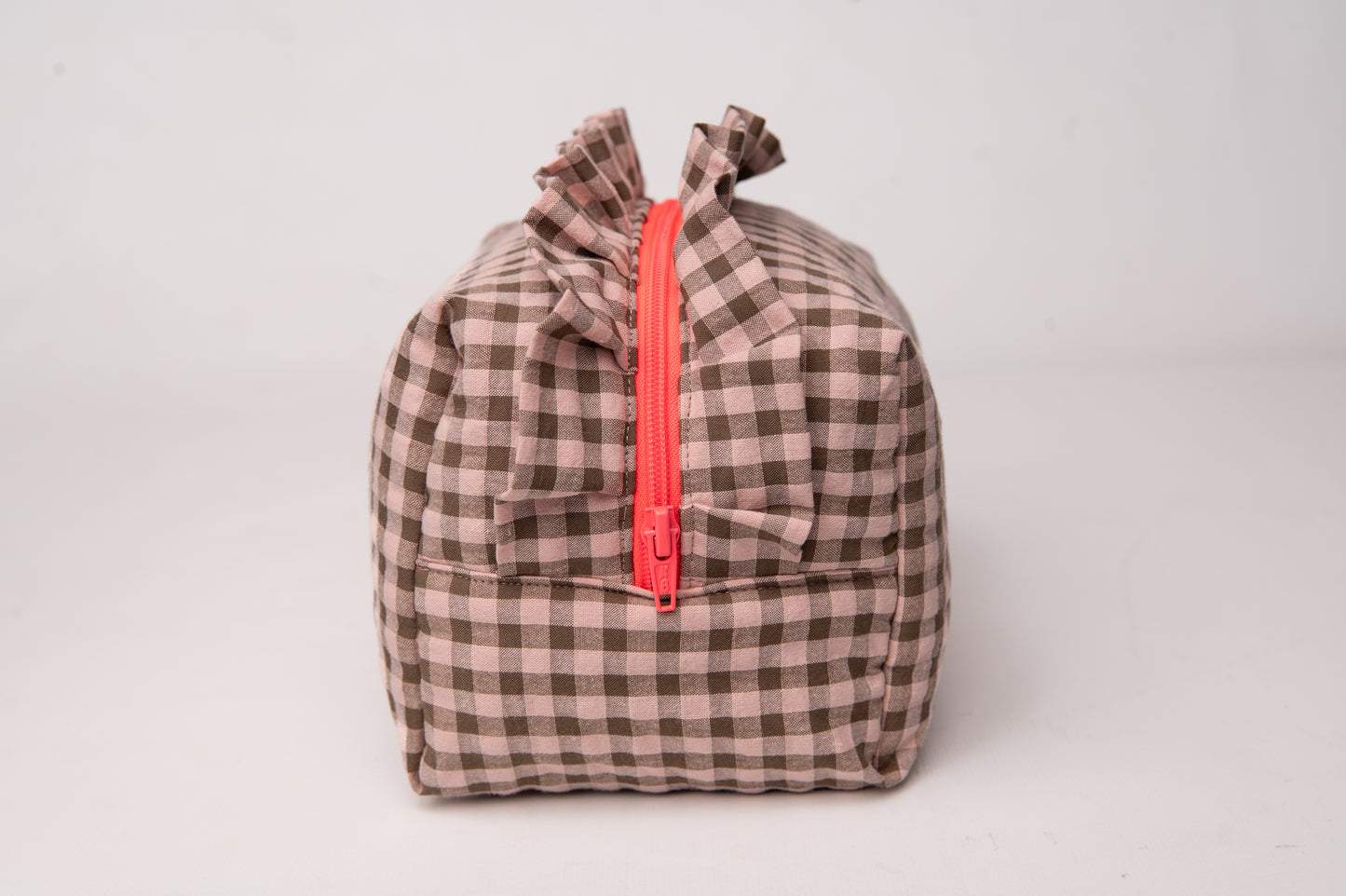 Neceser Vichy Seersucker Volantes Mdm 2006 Rosé