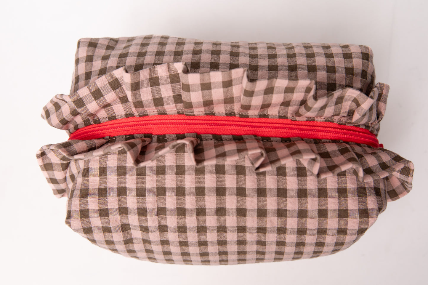 Neceser Vichy Seersucker Volantes Mdm 2006 Rosé