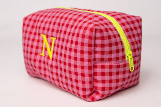 Neceser Vichy Seersucker Mdm 2732 Red Pepper