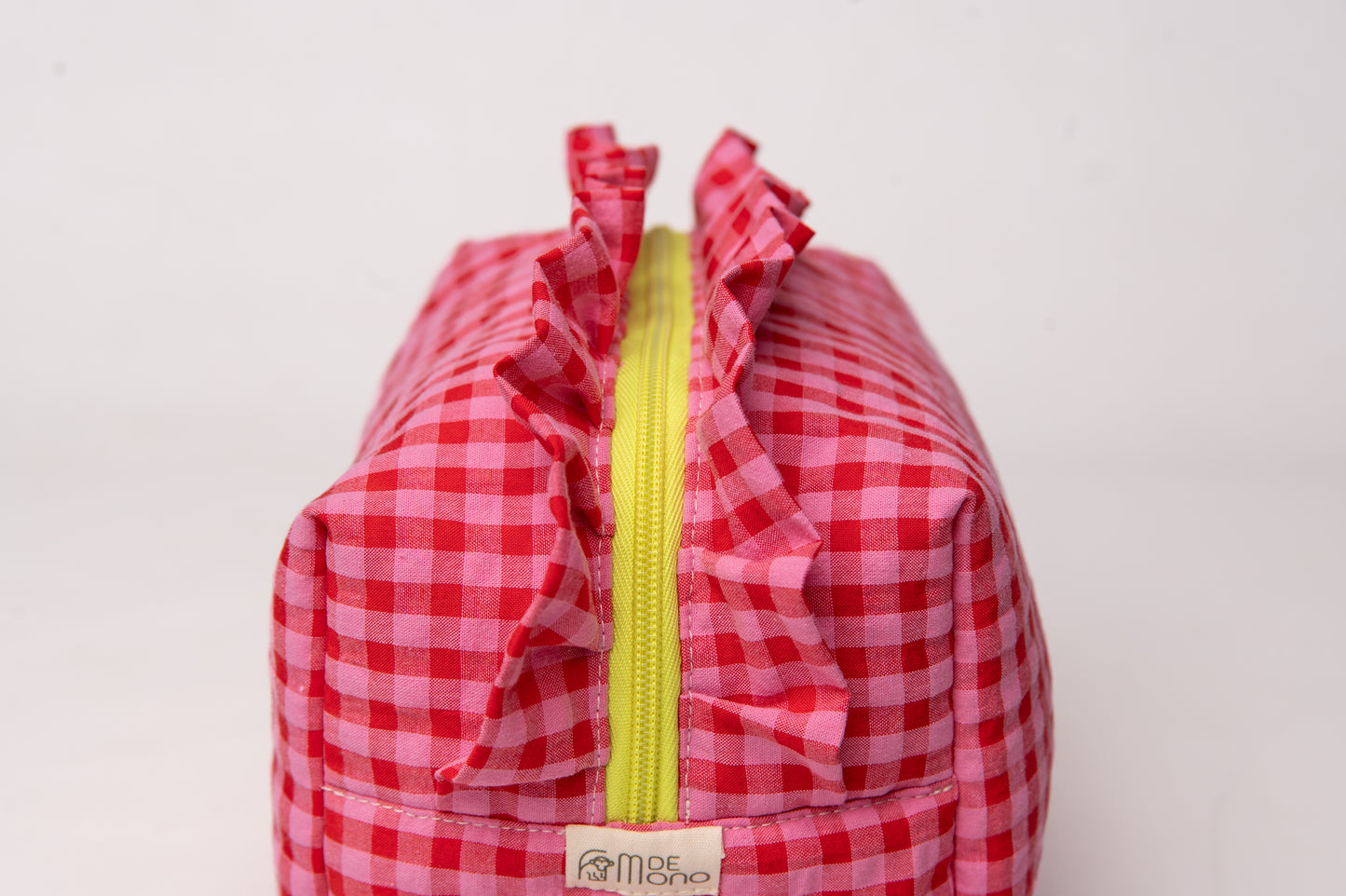 Neceser Vichy Seersucker Volantes Mdm 2732 Red Pepper