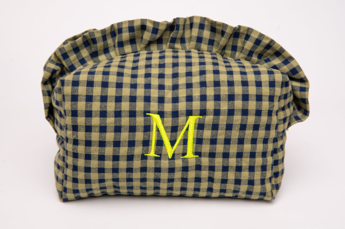 Neceser Vichy Seersucker Volantes Mdm 2008 Olive