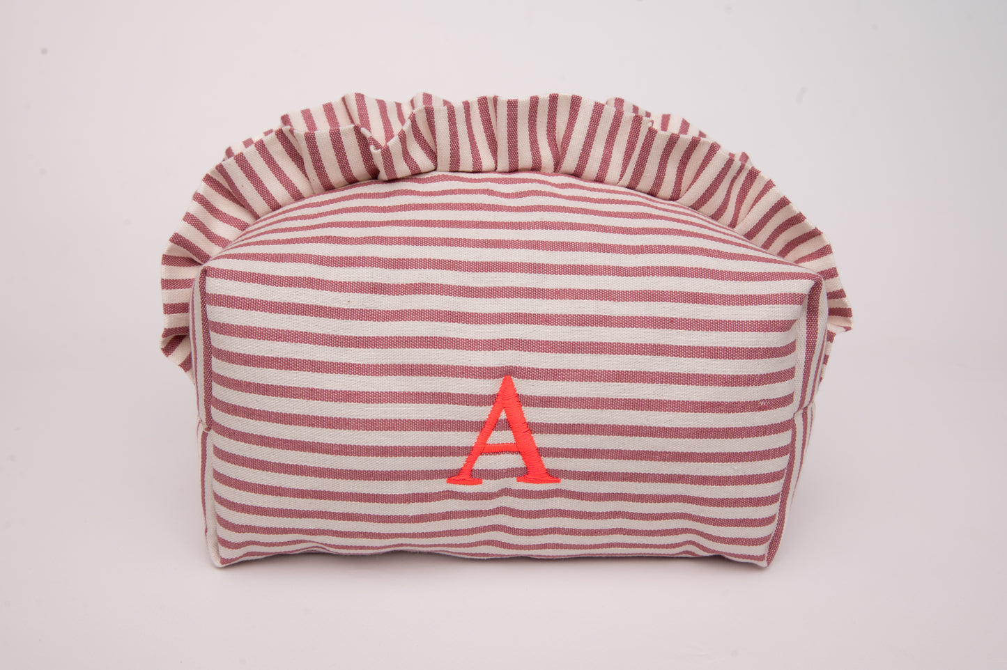 Neceser Rayas Finas Volantes Mdm 11004 Rosa