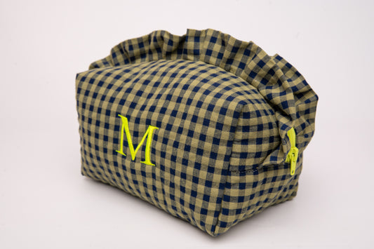 Neceser Vichy Seersucker Volantes Mdm 2008 Olive