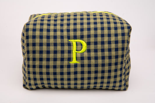 Neceser Vichy Seersucker Mdm 2008 Olive