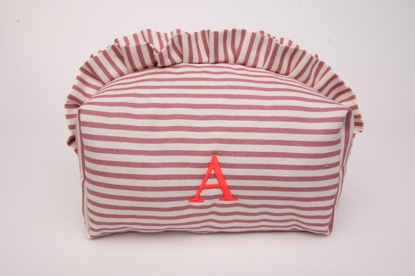 Neceser Rayas Finas Volantes Mdm 11004 Rosa