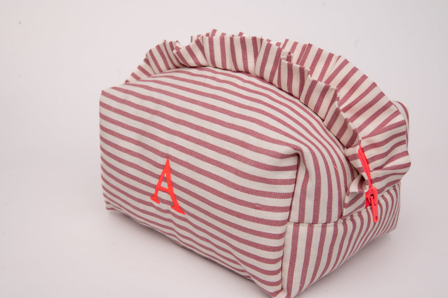 Neceser Rayas Finas Volantes Mdm 11004 Rosa