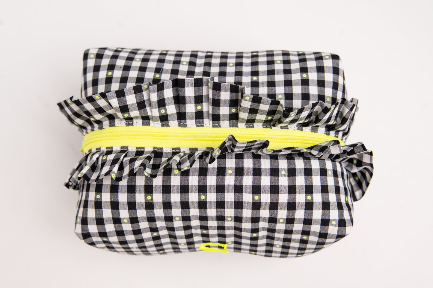 Neceser Vichy Seersucker Volantes Mdm 2406 Black