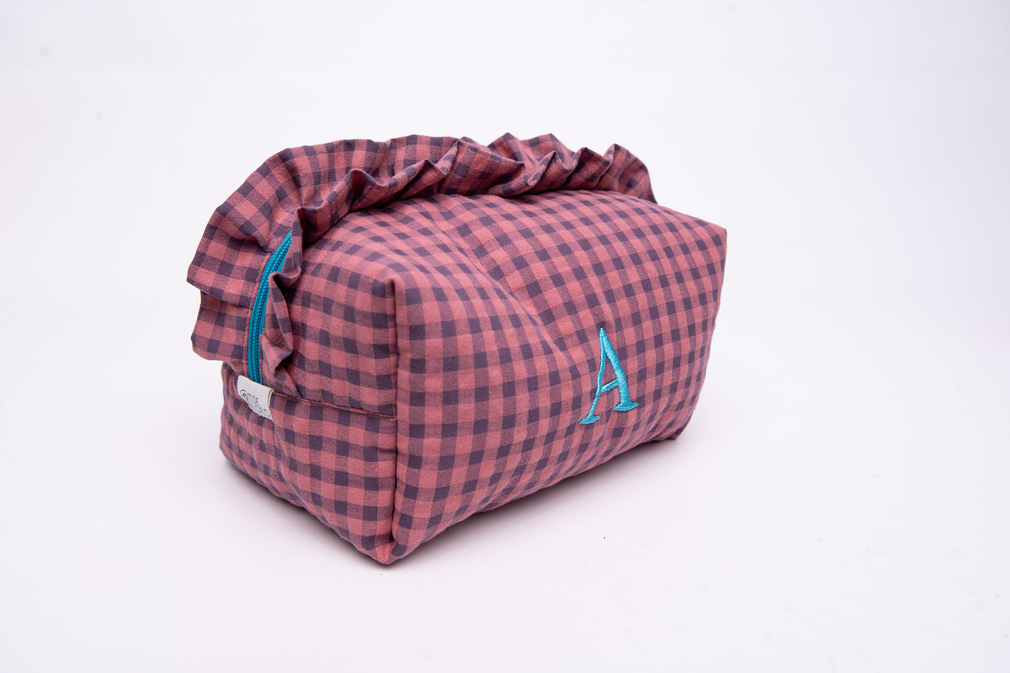 Neceser Vichy Seersucker Volantes Mdm 2005 Rosewood