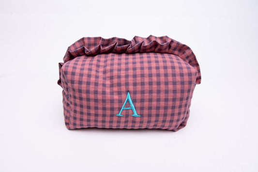 Neceser Vichy Seersucker Volantes Mdm 2005 Rosewood