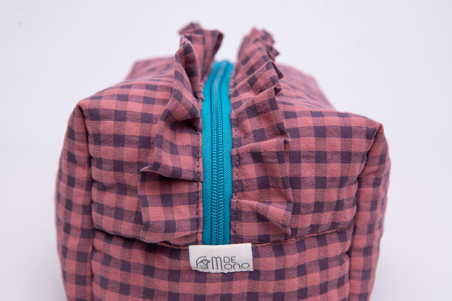 Neceser Vichy Seersucker Volantes Mdm 2005 Rosewood