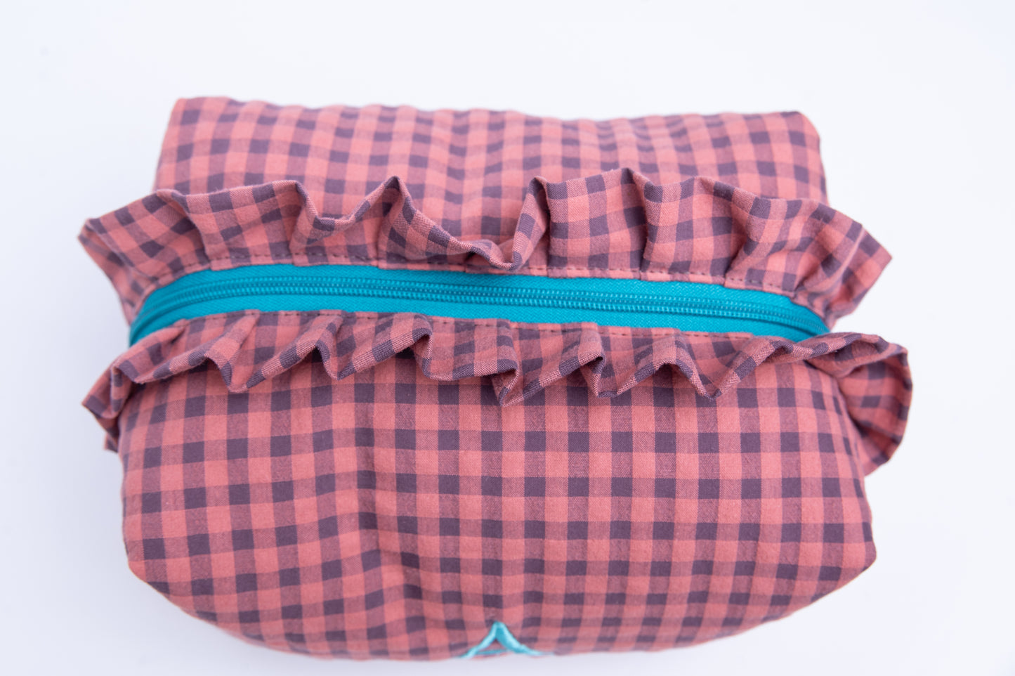 Neceser Vichy Seersucker Volantes Mdm 2005 Rosewood