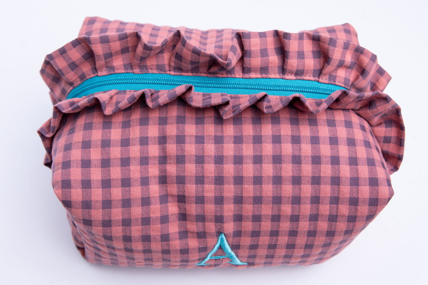 Neceser Vichy Seersucker Volantes Mdm 2005 Rosewood