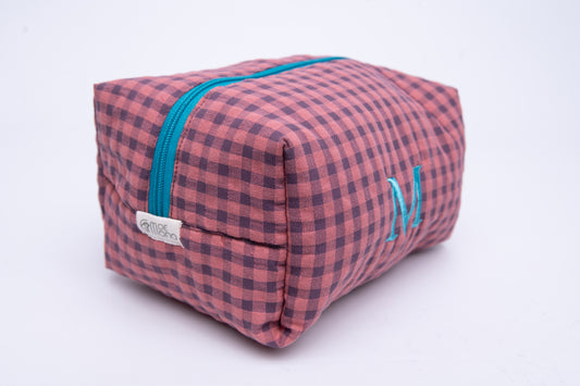 Neceser Vichy Seersucker Mdm 2005 Rosewood