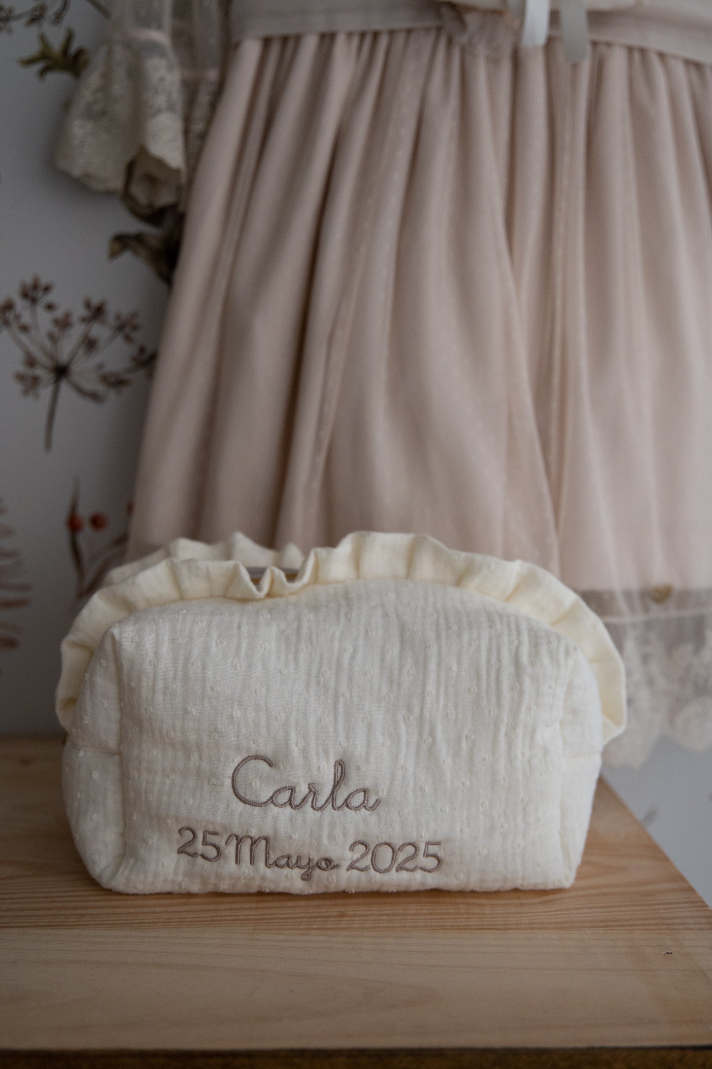 Neceser Muselina Comunión White