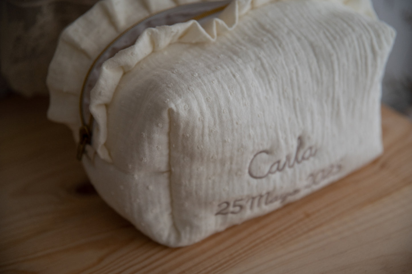 Neceser Muselina Comunión White