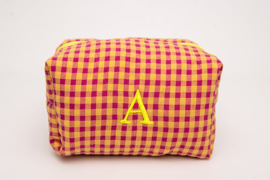 Neceser Vichy Seersucker Mdm 2737 Gingembre