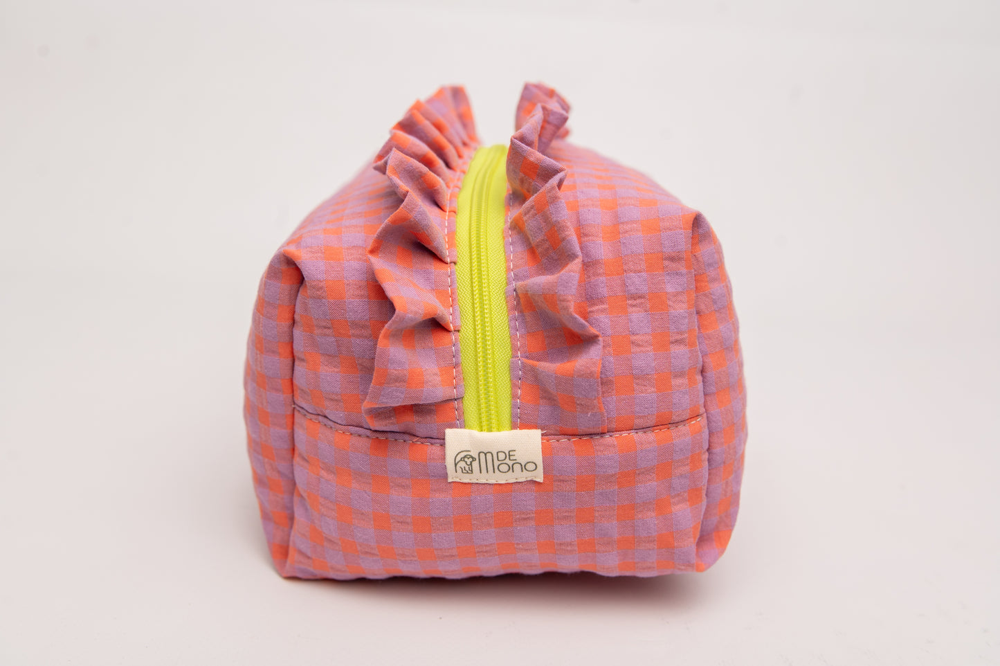 Neceser Vichy Seersucker Volantes Mdm 2511 Hortensia