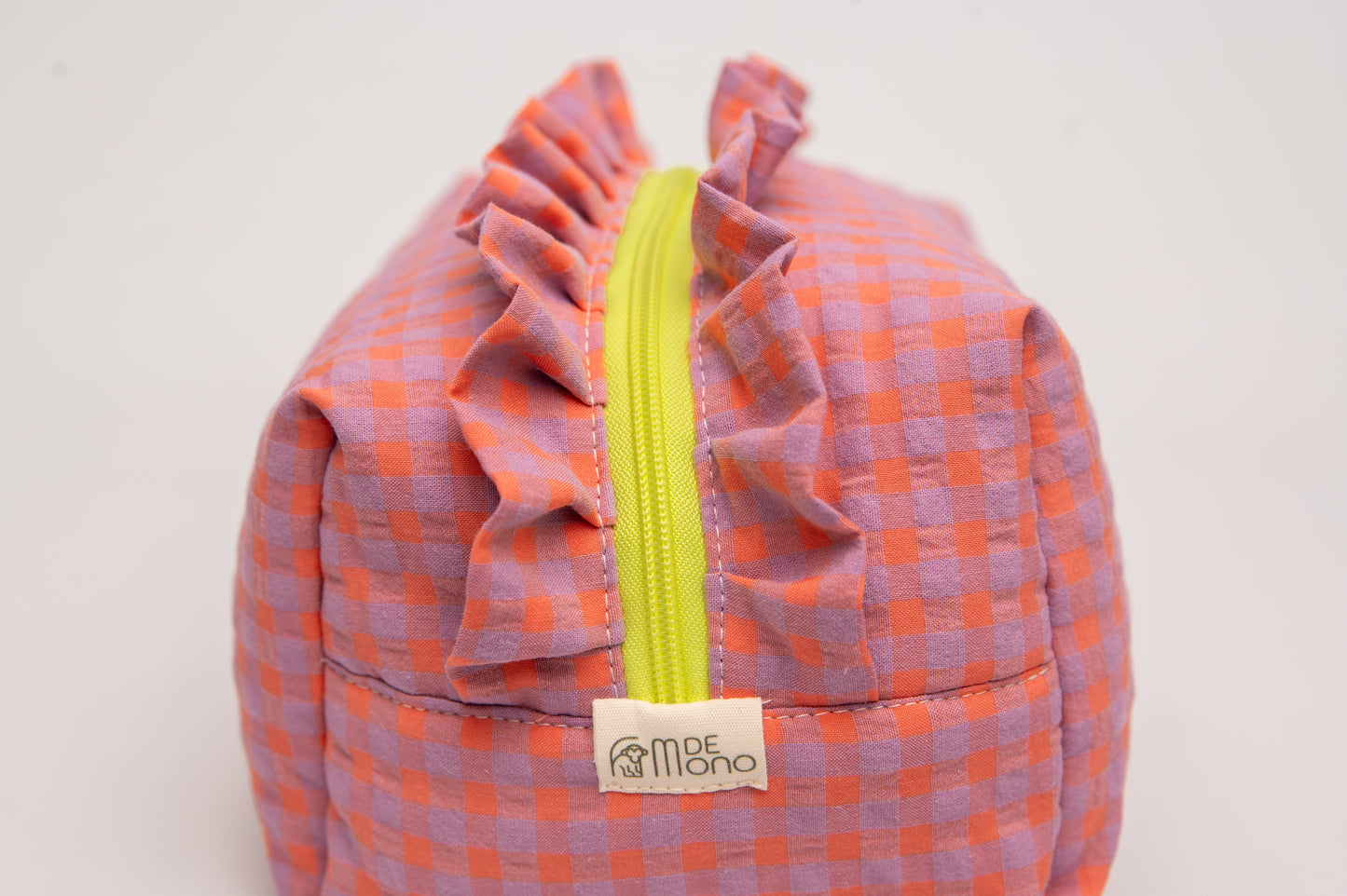 Neceser Vichy Seersucker Volantes Mdm 2511 Hortensia