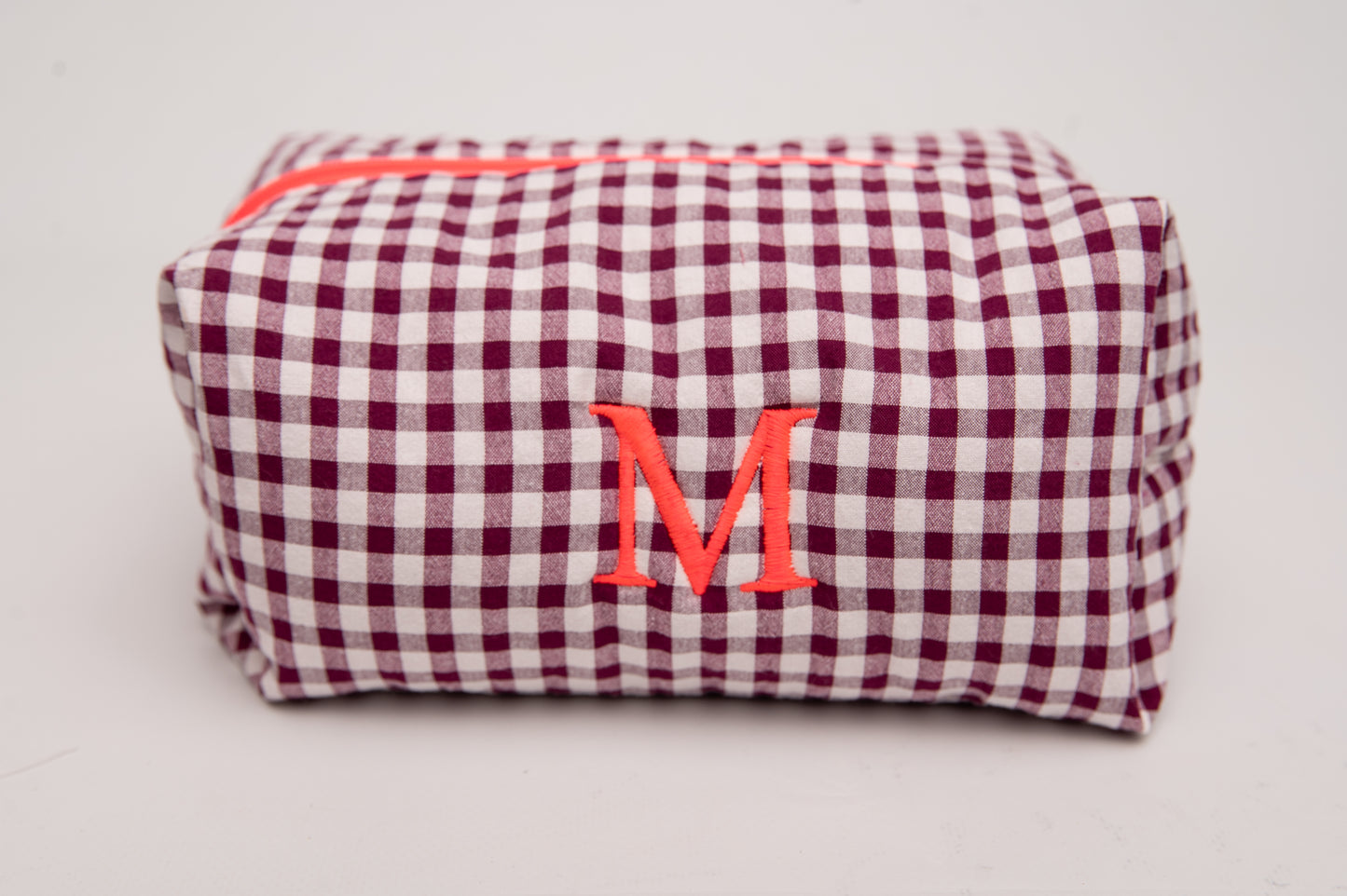 Neceser Vichy Seersucker Mdm 2002 Pink Wood