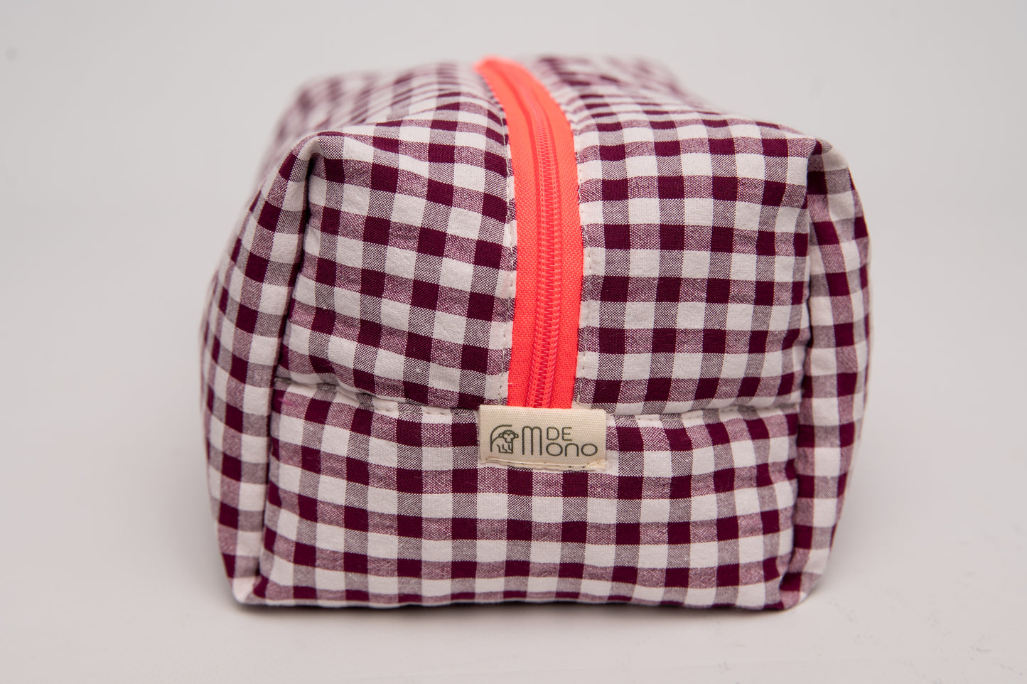 Neceser Vichy Seersucker Mdm 2002 Pink Wood