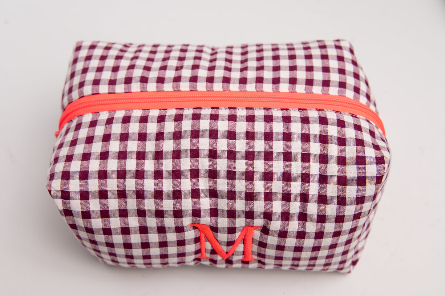 Neceser Vichy Seersucker Mdm 2002 Pink Wood