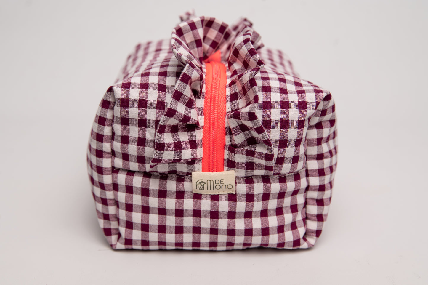 Neceser Vichy Seersucker Volantes Mdm 2002 Pink Wood