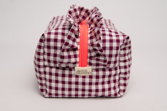 Neceser Vichy Seersucker Volantes Mdm 2002 Pink Wood