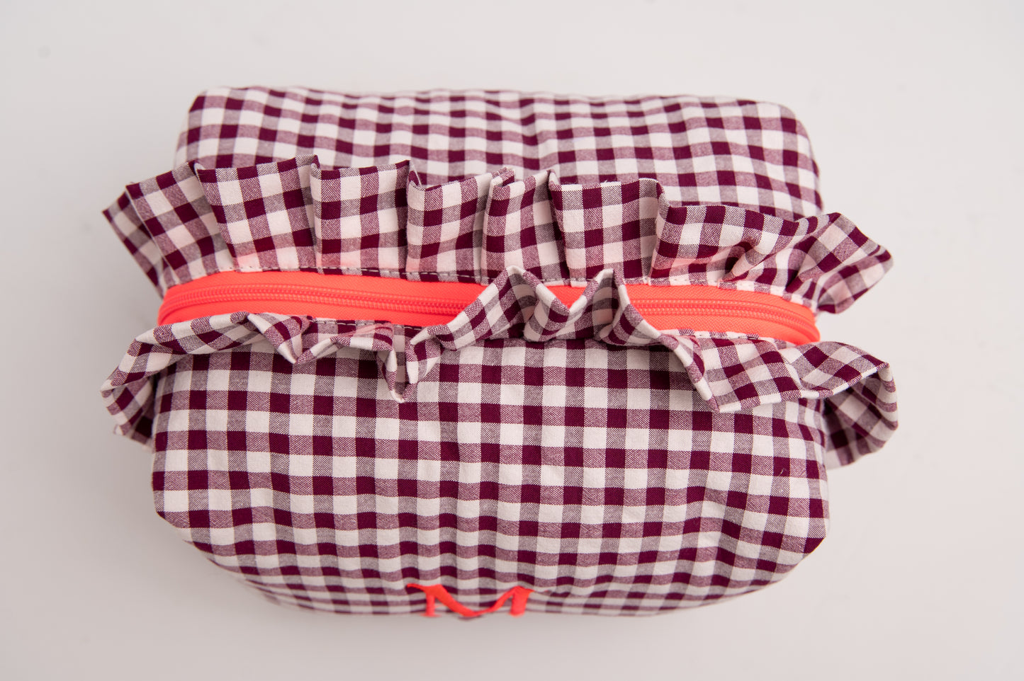 Neceser Vichy Seersucker Volantes Mdm 2002 Pink Wood