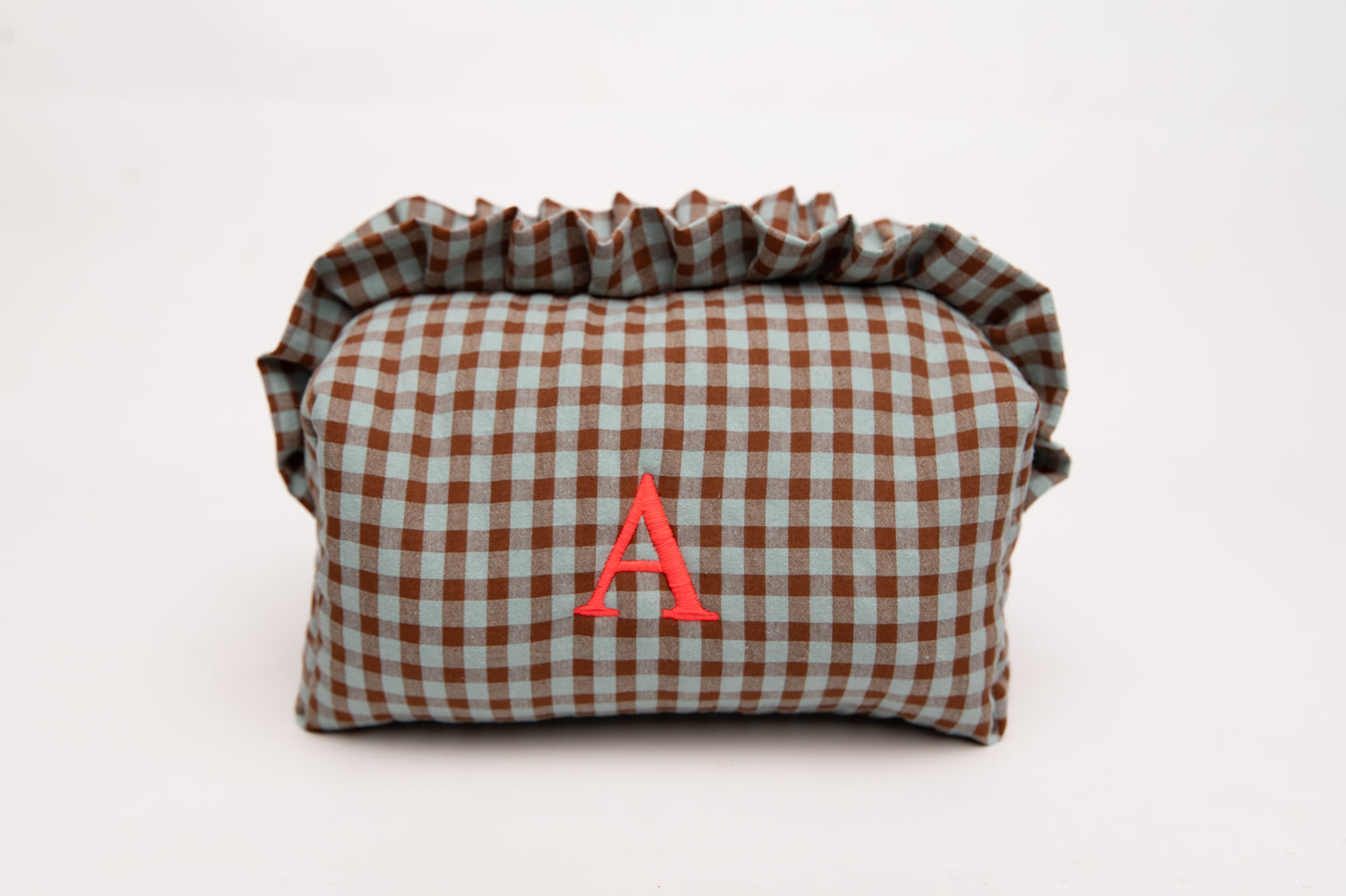 Neceser Vichy Seersucker Volantes Mdm 2733 Eggshell Blue