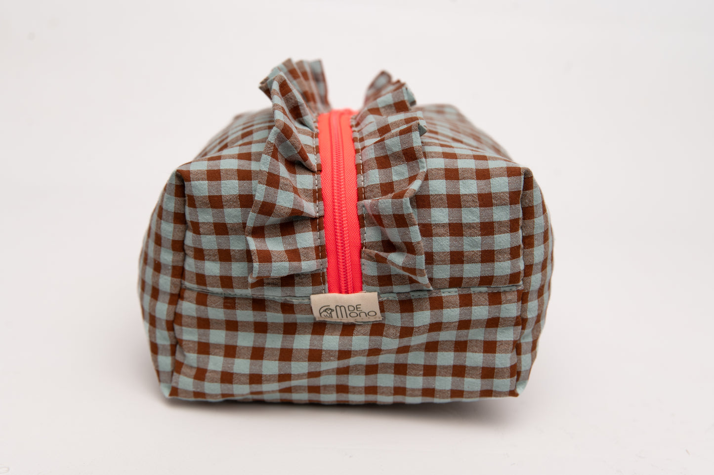 Neceser Vichy Seersucker Volantes Mdm 2733 Eggshell Blue