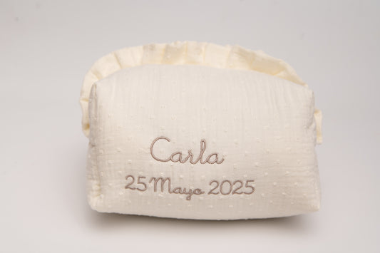 Neceser Muselina Comunión White