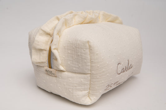 Neceser Muselina Comunión White