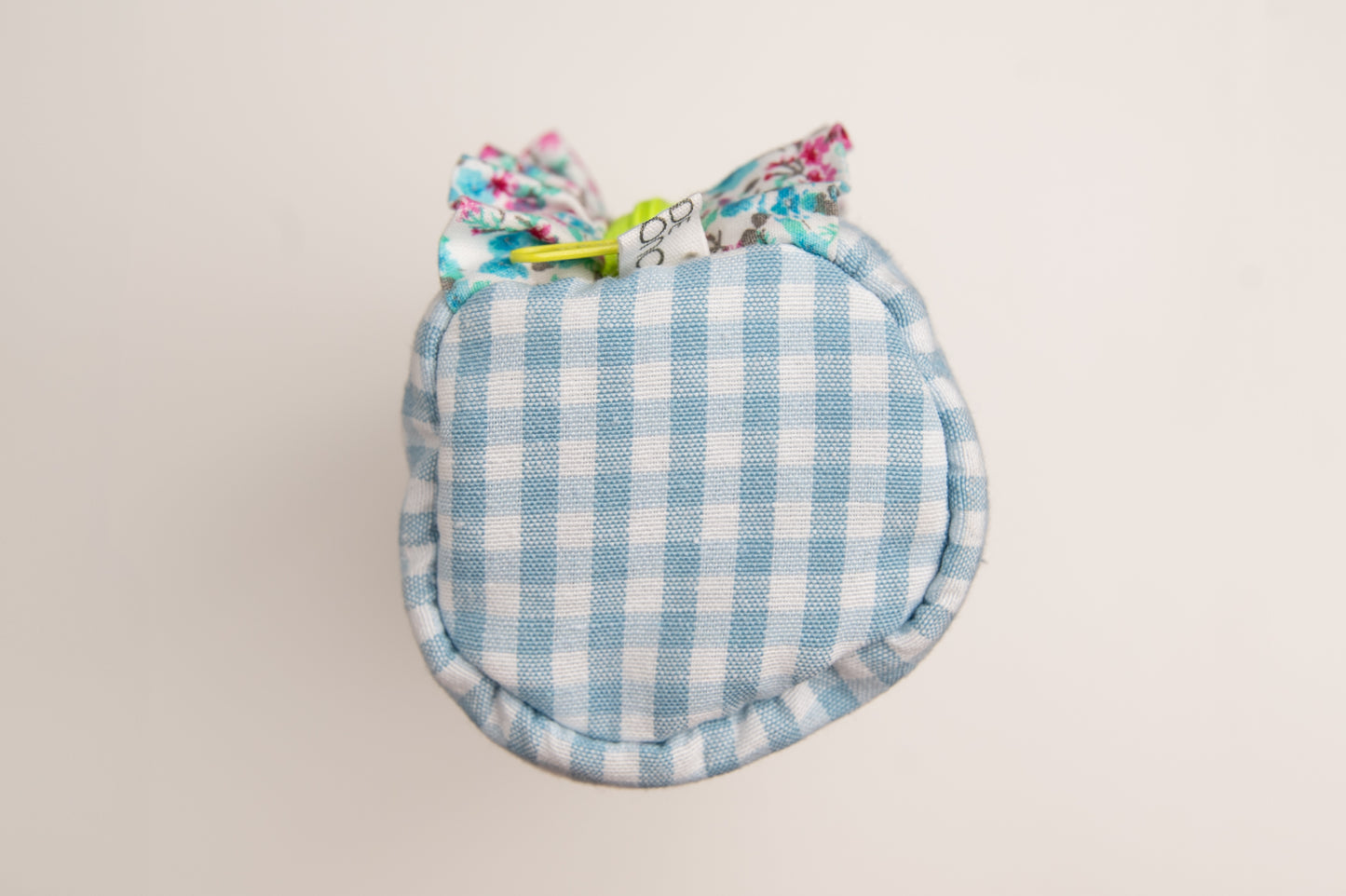 Estuche Vichy Volantes Azul